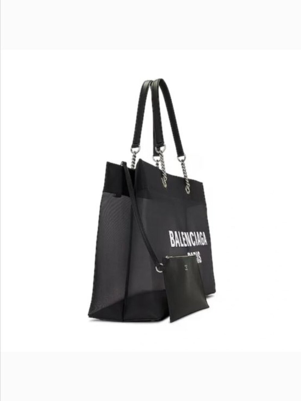 Balenciaga Large Duty Free Mesh Tote Bag - Picture 6 of 7
